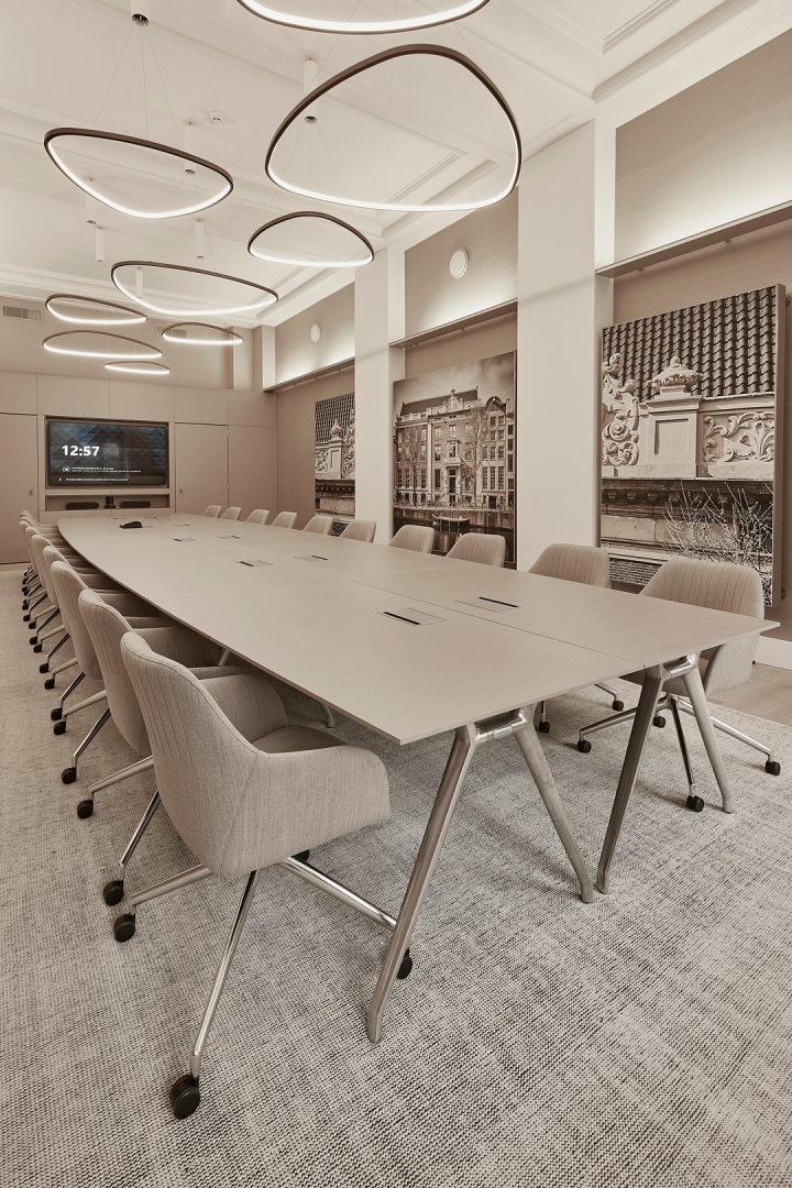 Board room at Richemont in Amsterdam