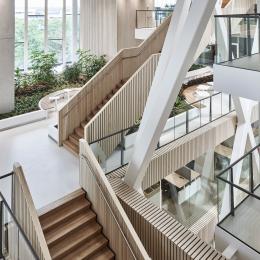 Stairs in the main hall at Canon Production Printing Venlo
