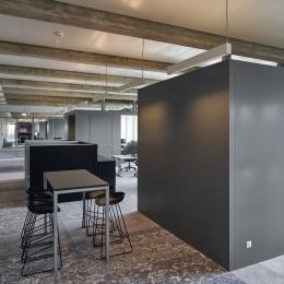 Multiple freestanding offices at Radboud UMC Nijmegen in the Netherlands