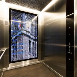 Elevator at The Flow Houthavens Amsterdam