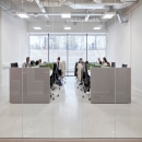 Office with glass partition wall of QbiQ
