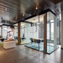 Multiple QQ1 freestanding glass office unit