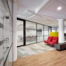 Double glass partition walls at the first floor at town hall Leusden