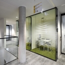 Small converstaion room with high acoustic double glass wall