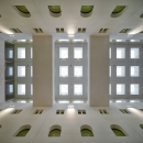 Ceiling of the hallway at B30 building in The Hague, The Netherlands