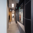 Corridor with custom walls