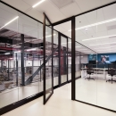 S200 smoke resistant glass partition