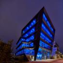 The Flow Houthavens Amsterdam Building Exterior by night