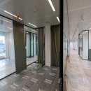 Building the office partitions at Fellenoord 15 in Eindhoven