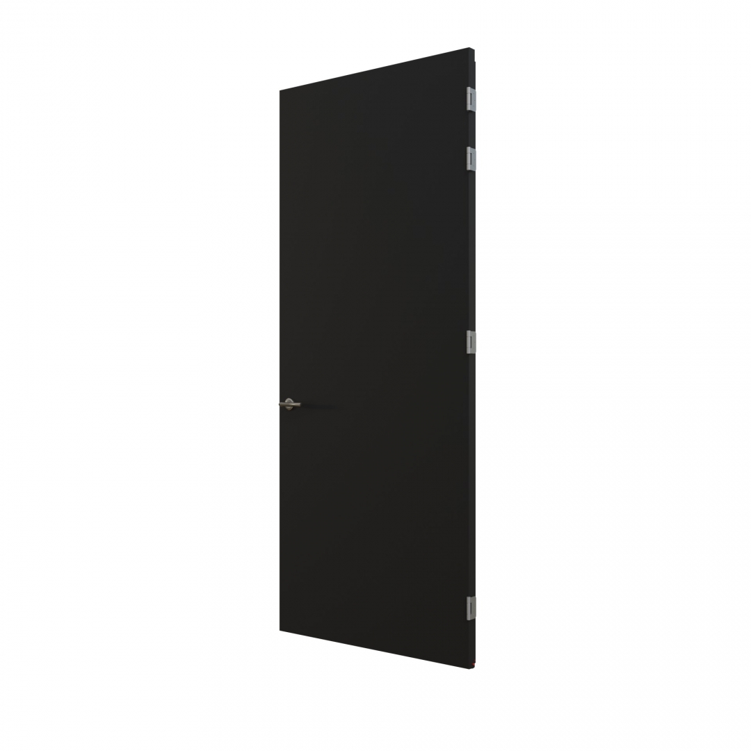 KDS100D Steel plated aluminum framed door the with double seals.