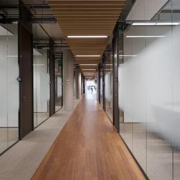 Corridor / office dividing partitions wall