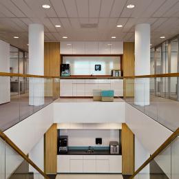 Cental staircase at Ernst & Young Venlo 