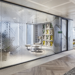 iQ Structural glass inovation room at BDO Rotterdam