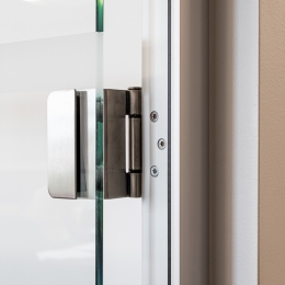 Stainless steel glass door hing 