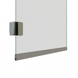 Tempered glass door 12mm thick hinge side