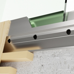 QbiQ iQ VIEW Y-Line balustrade glass for mounting on side
