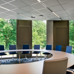 Conversation room at Maria Montessori University Radboud in Nijmegen