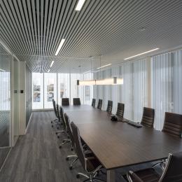 Boardroom with glass walls