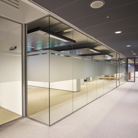 Minnaert Utrecht - IQ-Single glass wall on the first floor